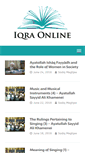 Mobile Screenshot of iqraonline.net